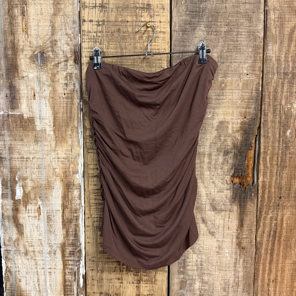 Superdown annalise pants set Chocolate Brown top outfit Revolve New M - Picture 8 of 8